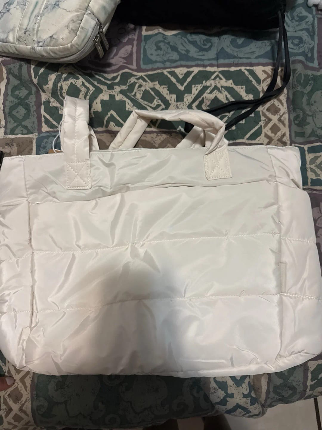 Customer photo review of Alex Puffer Tote Bag