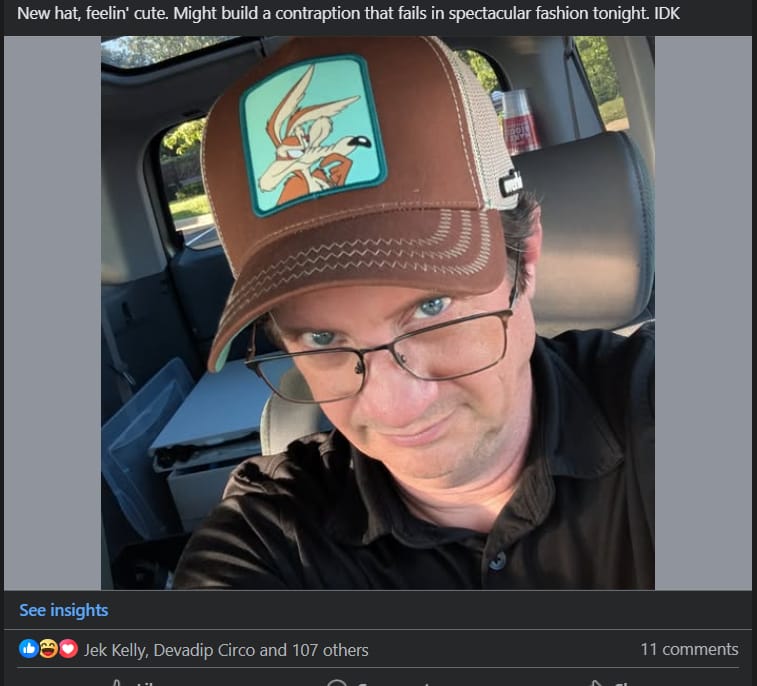 Customer photo review of OVERLORD X Looney Tunes: Wile E. Coyote Trucker Cap
