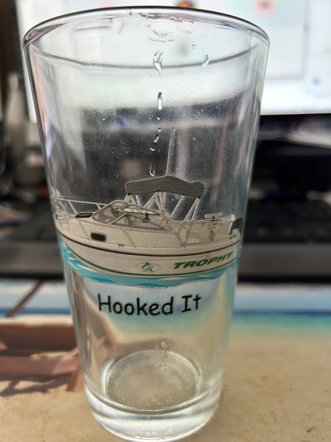 Customer photo review of Custom Pint Glasses