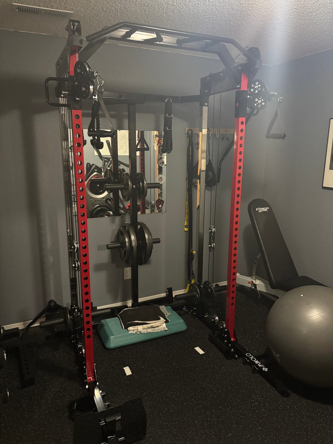 Customer photo review of HR05 Half Rack Functional Trainer