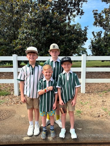 Customer photo review of Old Stripes - Green