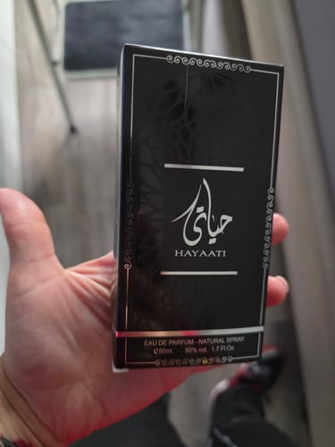 Customer photo review of Lattafa Hayaati Eau de Parfum Spray - 1.7 oz / 50 ml by Ard Al Zaafaran