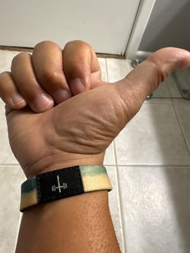 Customer photo review of Daily Bible Verse Wristband