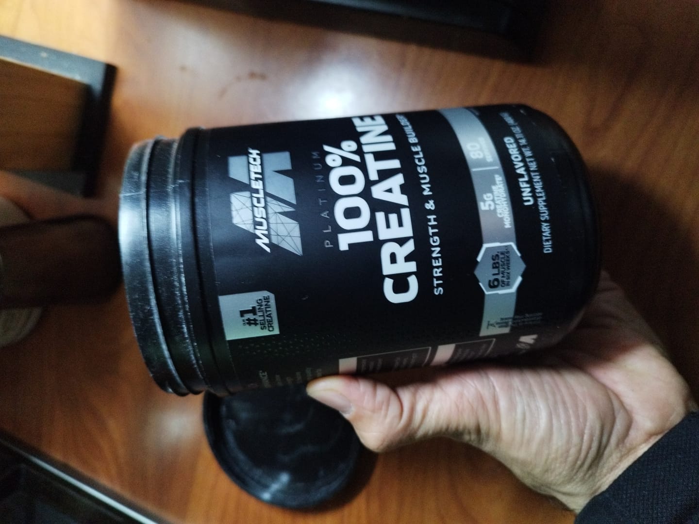 Customer photo review of Creatina platinum 400g - 80 serv