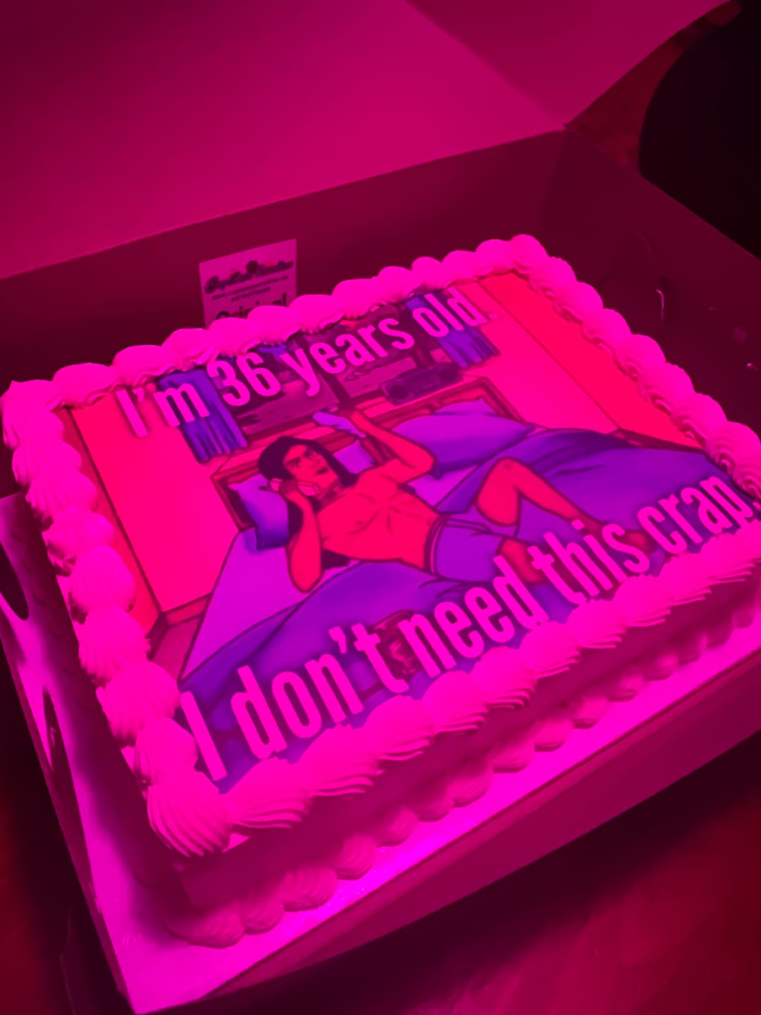 Customer photo review of Rectangle Logo/Photo/ Slab Cake