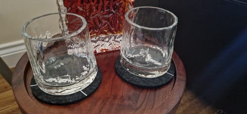 Customer photo review of Free Walnut Coaster
