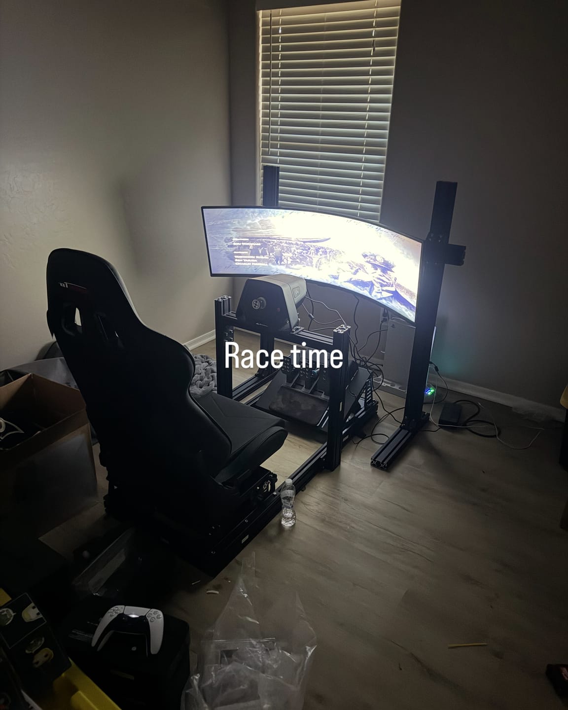 Customer photo review of Simulator Monitor Stand