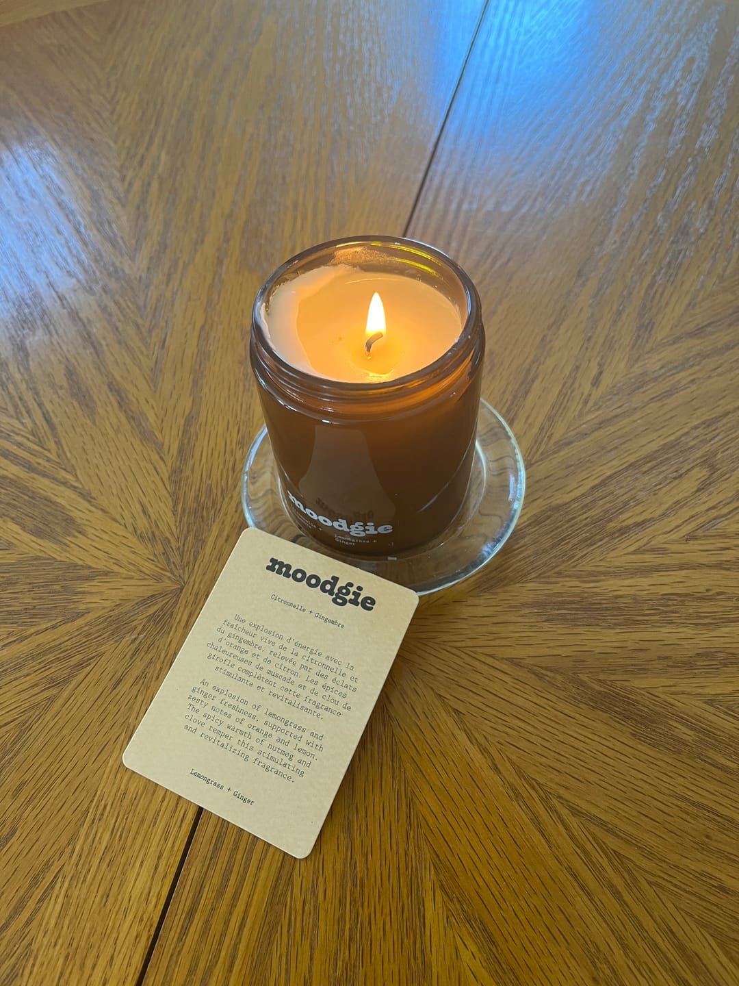 Customer photo review of Bougie - Citronnelle + Gingembre