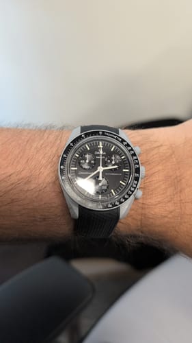 Customer photo review of Rubber Strap for Omega X Swatch MoonSwatch Mission to the Moon