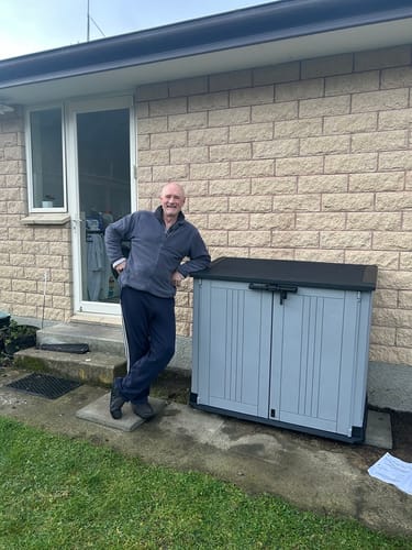 Customer photo review of Store It Out Prime - Grey