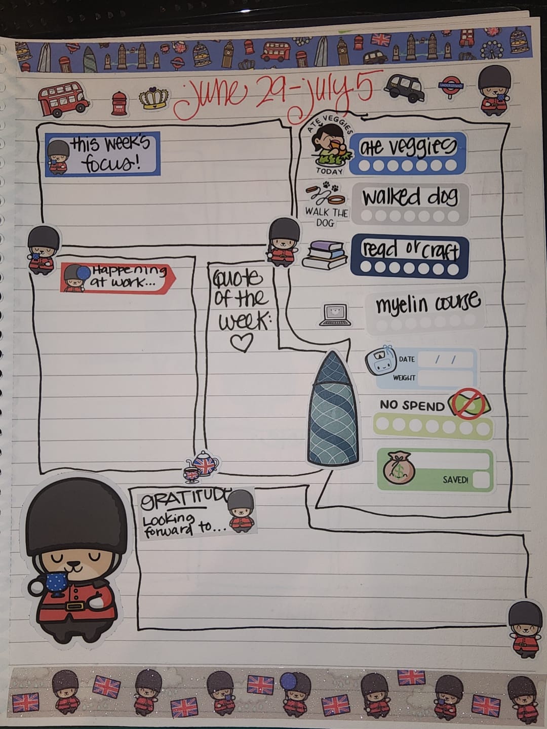 Customer photo review of Doggie Walks Planner Stickers