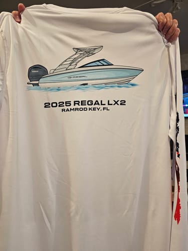 Customer photo review of Custom Digital Boat Artwork