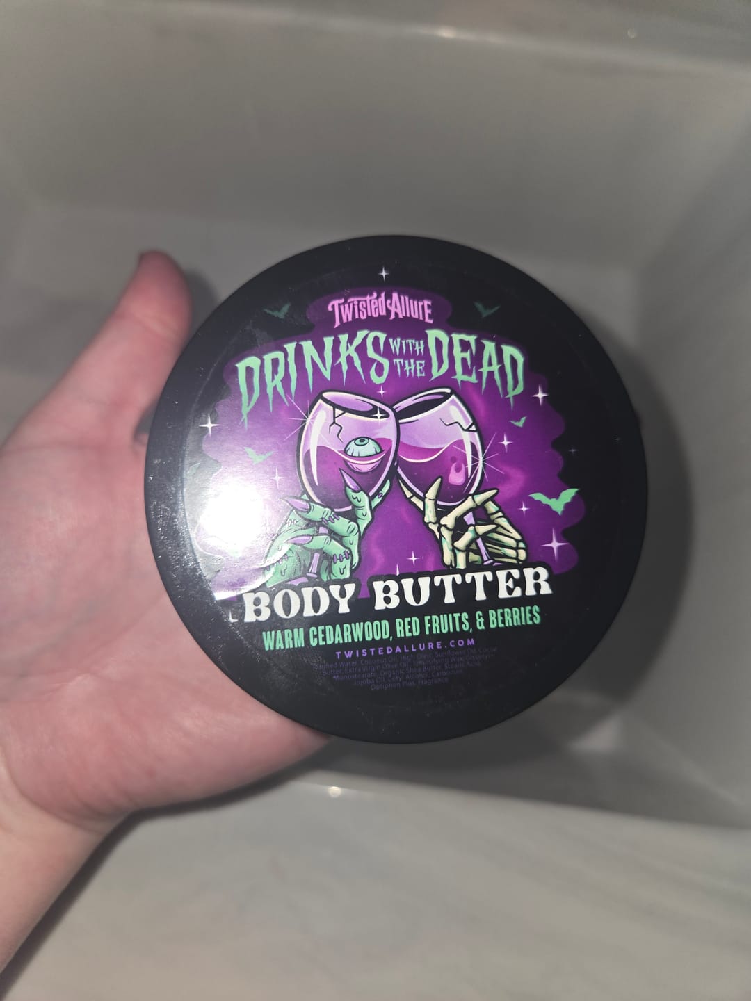 Customer photo review of Drinks with the Dead Body Butter