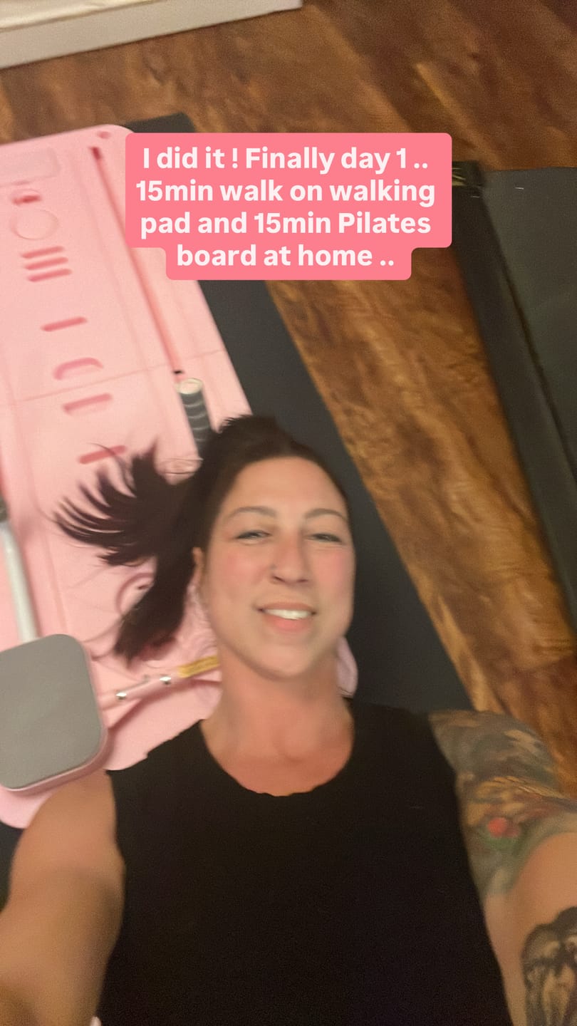 Customer photo review of Pilates Reformer Set