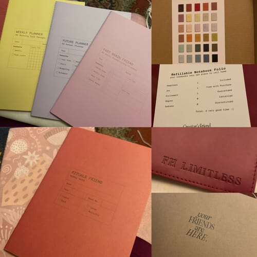 Customer photo review of Planners Starter Kit-  'CANDY HEART'