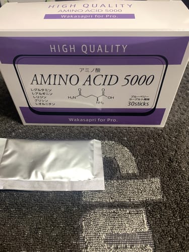 Customer photo review of アミノ酸5000-Wakasapri for Pro.