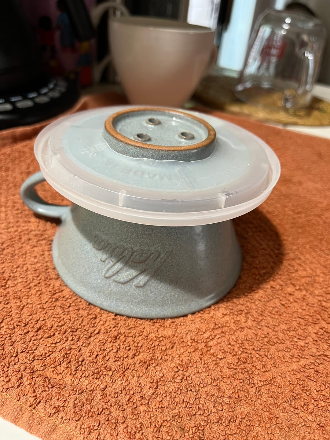 Customer photo review of Kalita MINO Ceramic Dripper 185 - Sand Gray