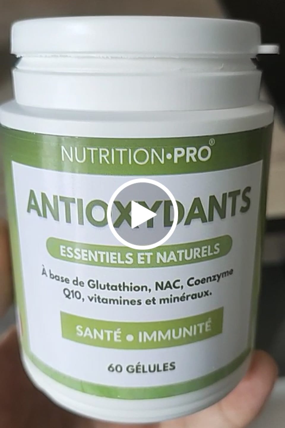 Customer video review of ANTIOXYDANTS - 60 GÉLULES