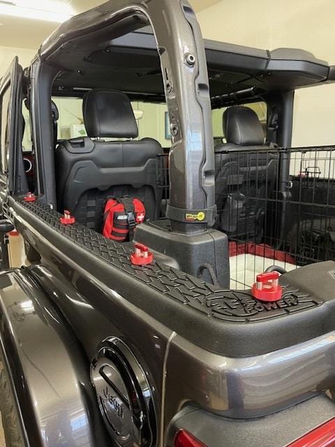 Customer photo review of JEEP Wrangler JK, JL & JT or Ford Bronco  Hard Top Thumb Screws (2 Pack Thumbscrew)
