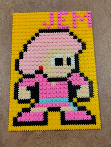 Customer photo review of Medium Pink