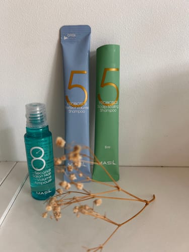 Customer photo review of Dziļi attīrošs šampūns ar probiotiķiem Masil 5 Probiotics Scalp Scaling Shampoo