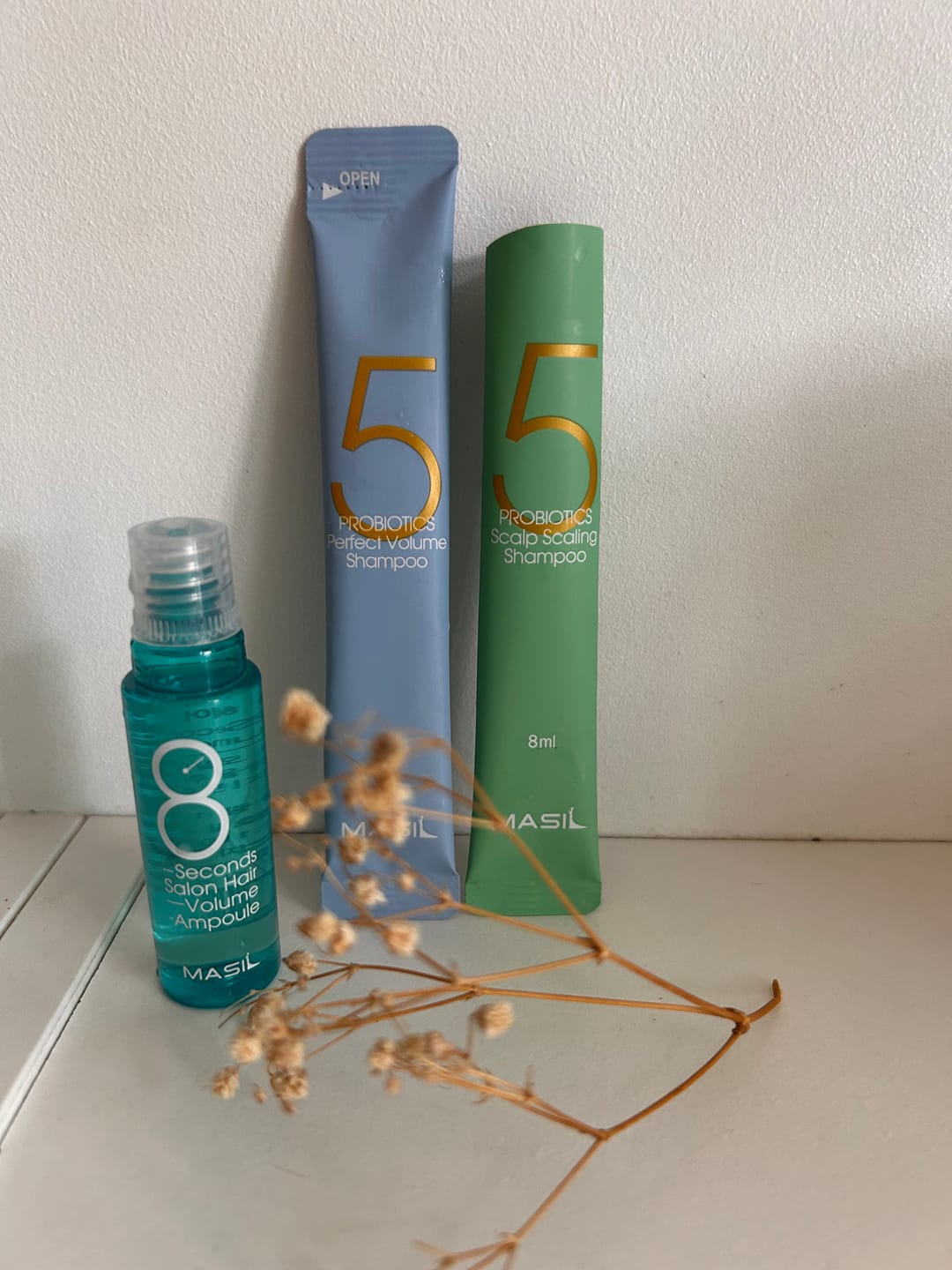 Customer photo review of Dziļi attīrošs šampūns ar probiotiķiem Masil 5 Probiotics Scalp Scaling Shampoo