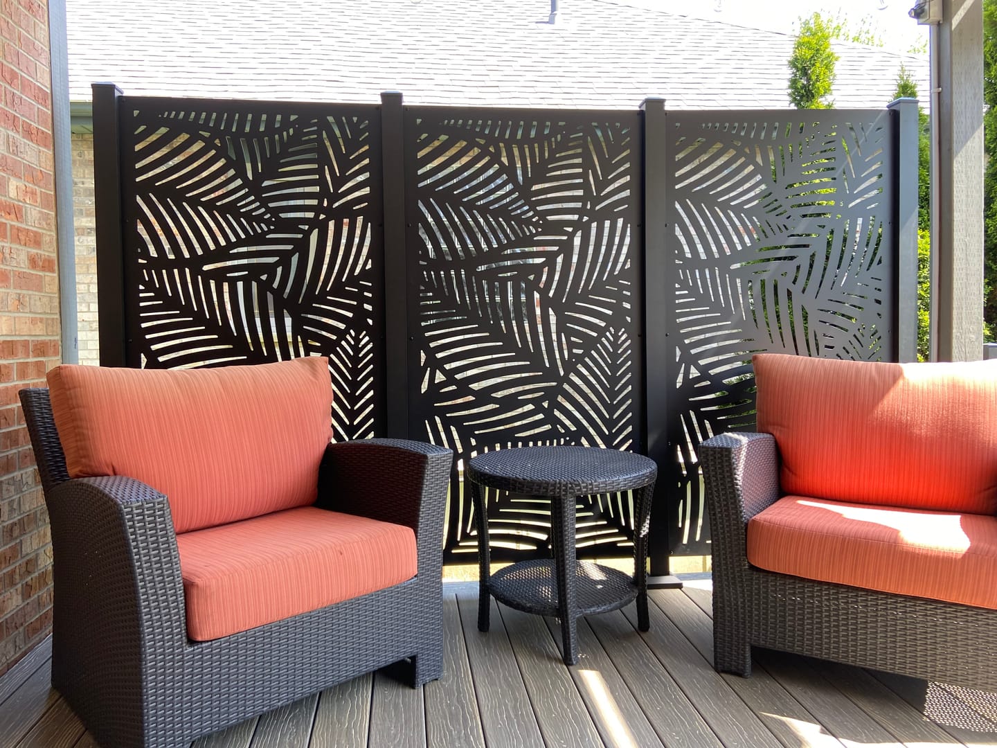 Customer photo review of Privacy Screen (Maui)
