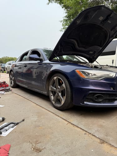 Customer photo review of 2013-2018 Audi S6 AWD 4-Wheel Air Suspension Conversion/Delete Kit (AB24F)