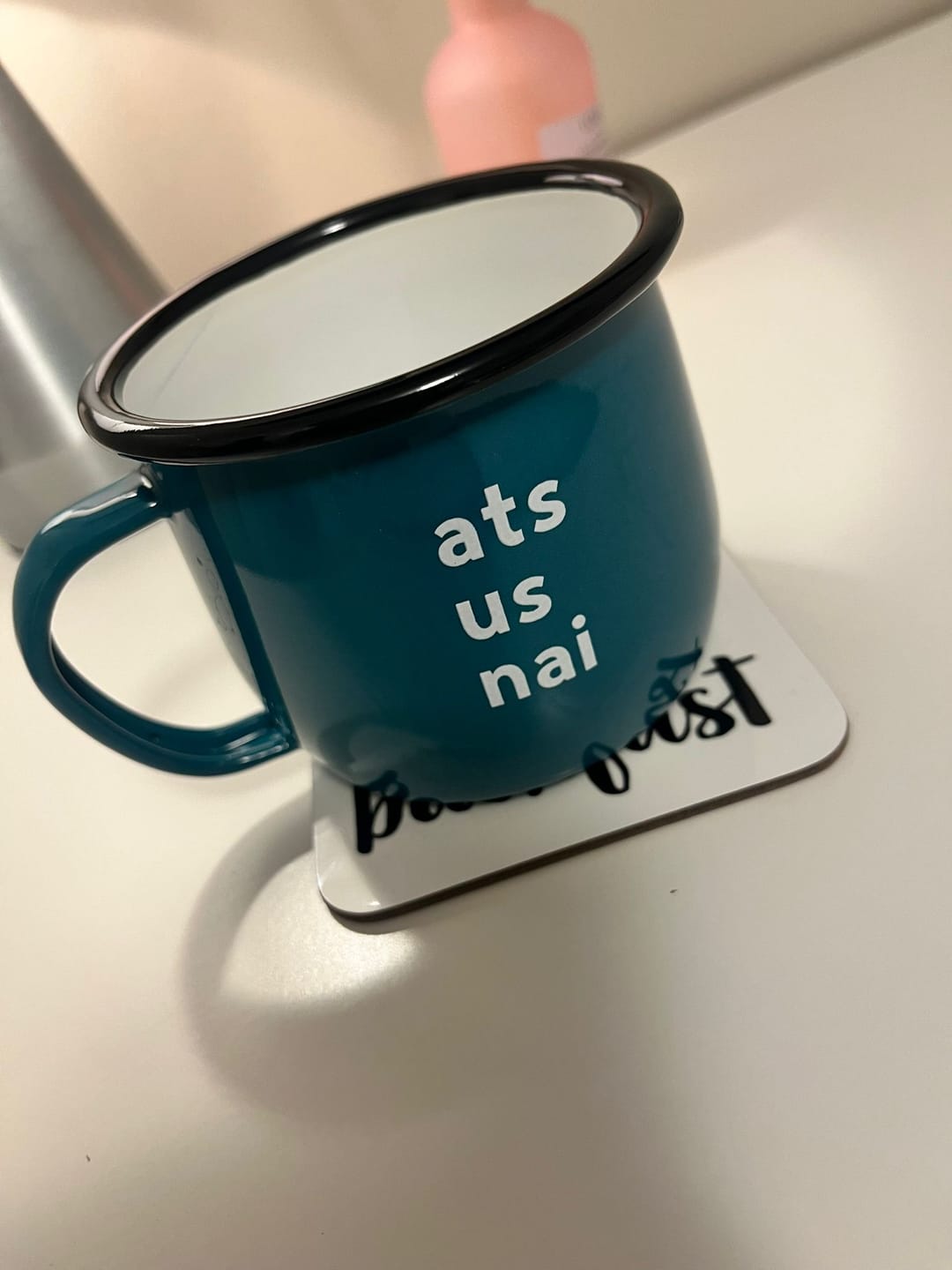 Customer photo review of Ats Us Nai Enamel Mug | Born & Bred