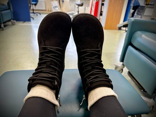 Customer photo review of Ambition II - Winter Barefoot Boots