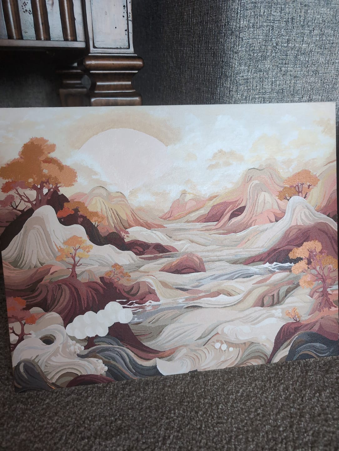 Customer photo review of Abstract Mountain Harmony