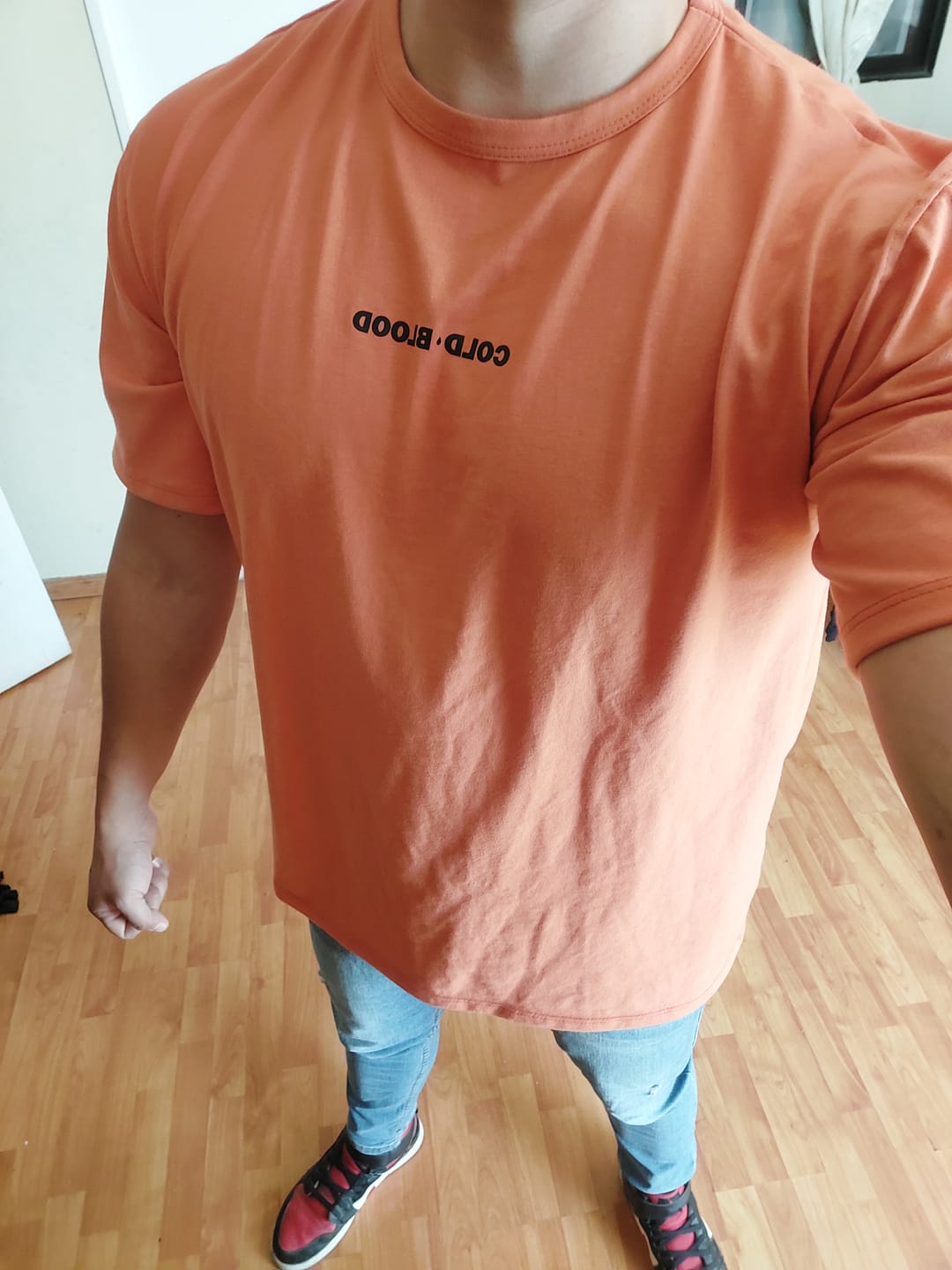 Customer photo review of POLERA BASIC TERRACOTTA & BLACK