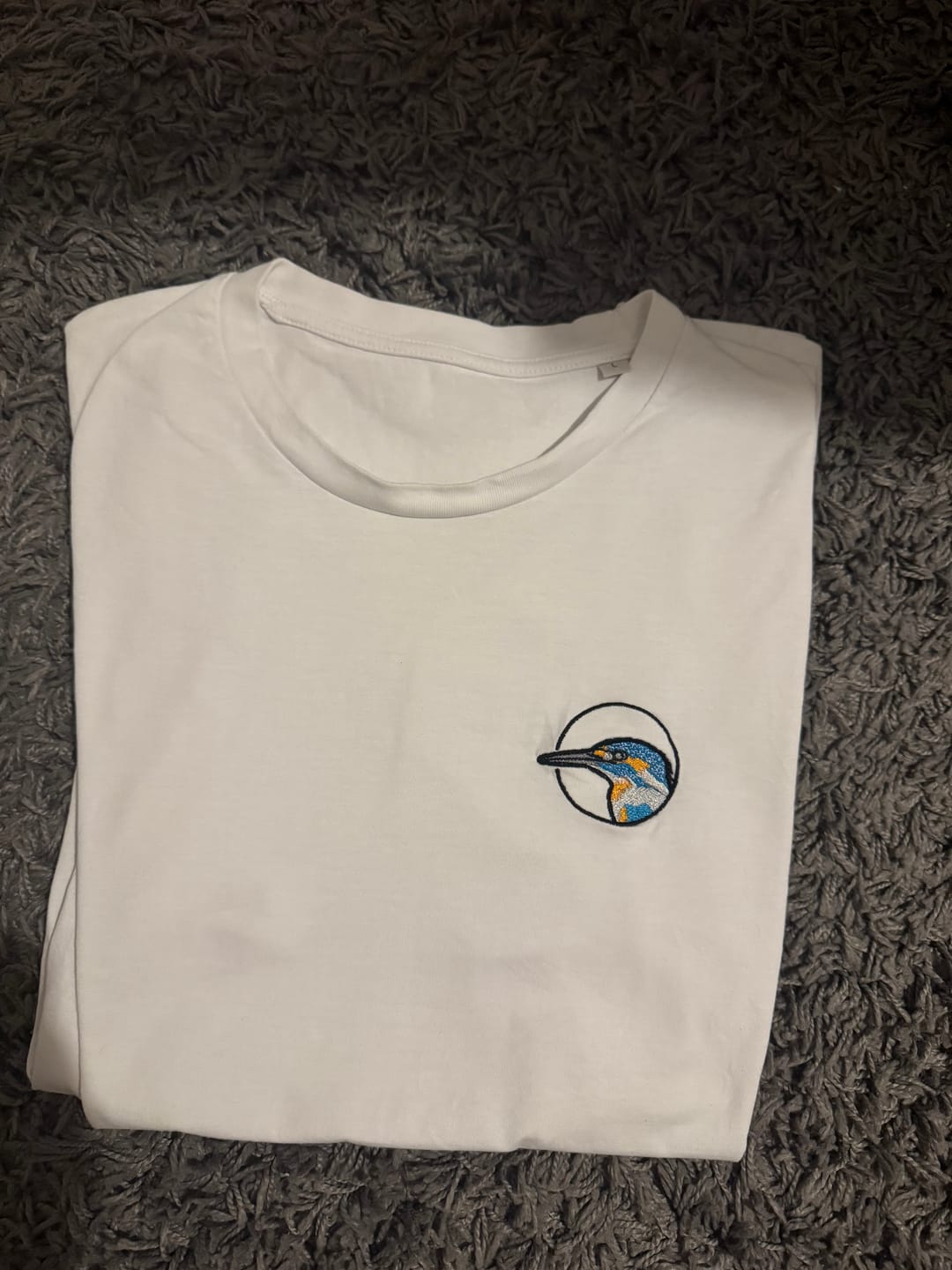 Customer photo review of Eisvogel Bio Männer T-Shirt Stick