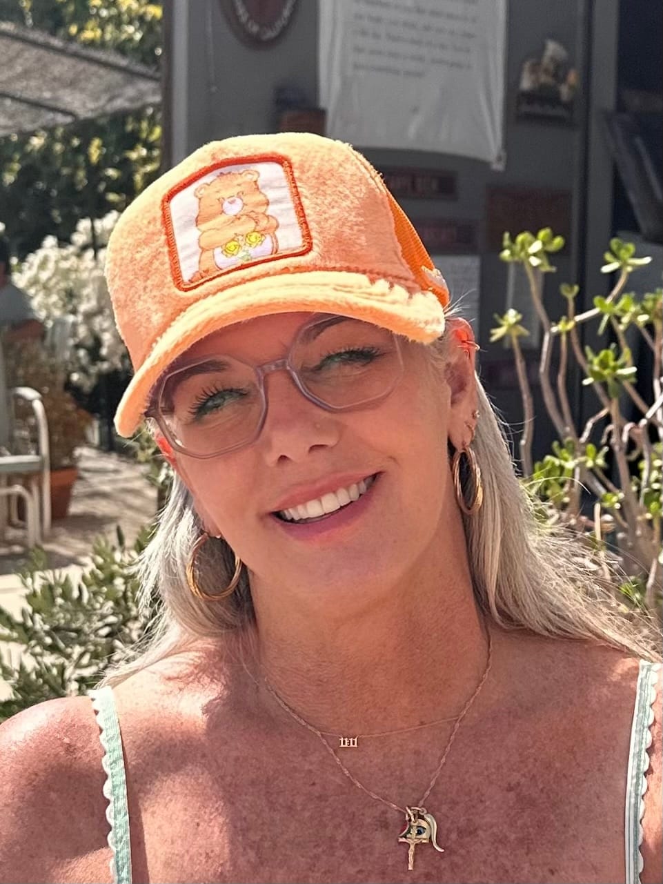 Customer photo review of OVERLORD X Care Bears:  Friendship Bear Trucker Cap