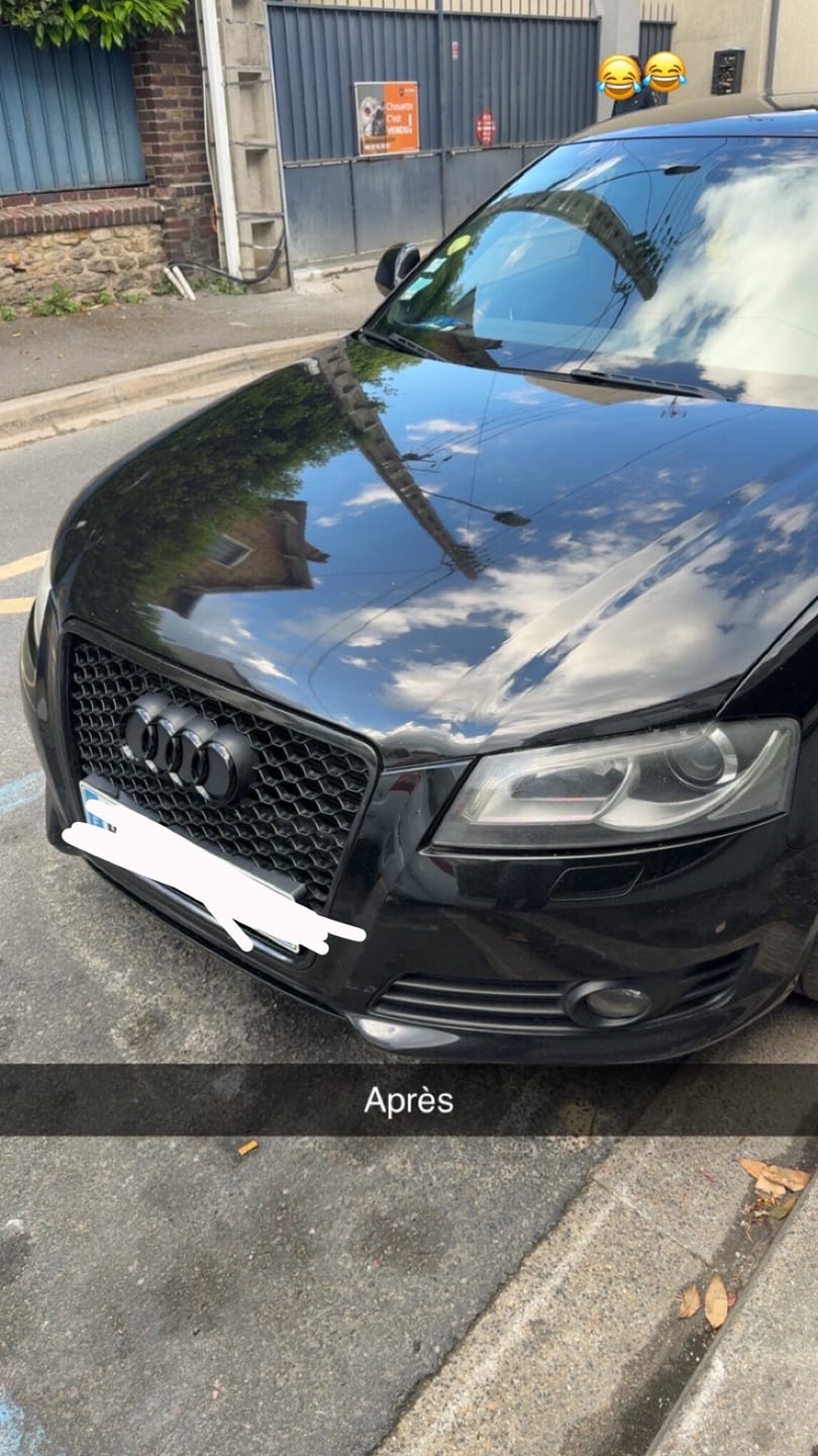 Customer photo review of Logo / Badge Audi Noir Avant / Arrière