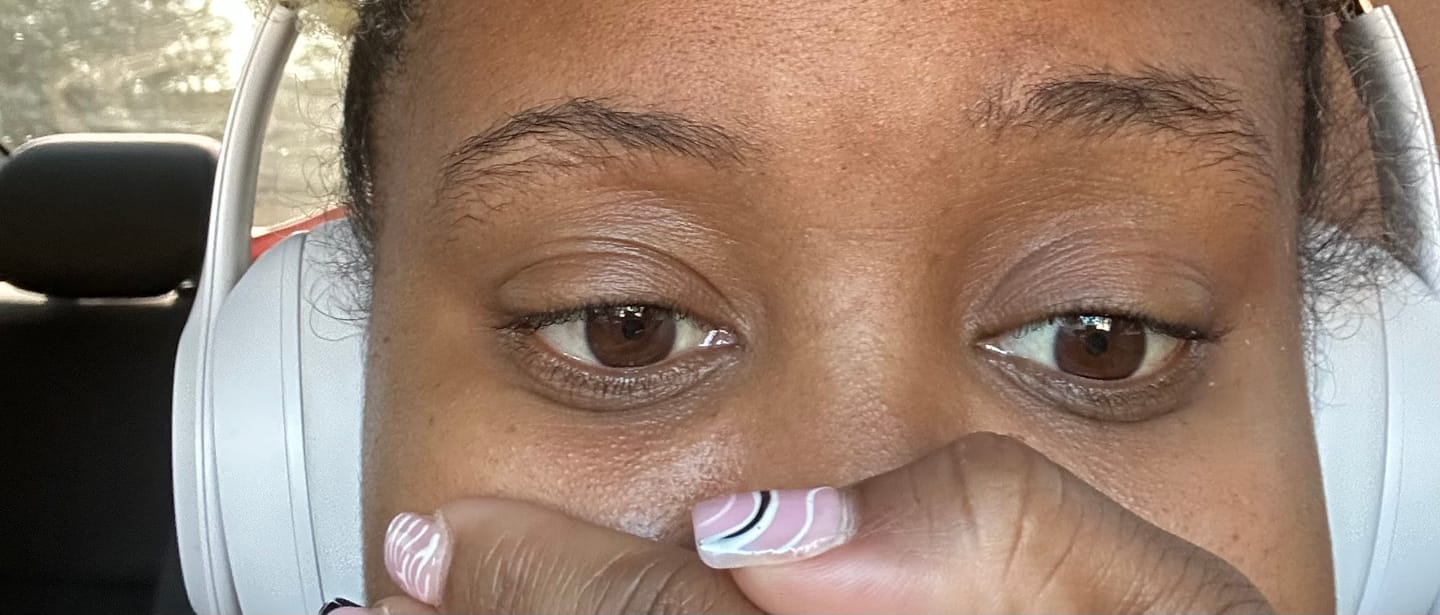 Customer photo review of Volume Eyebrow and Eyelash Serum -