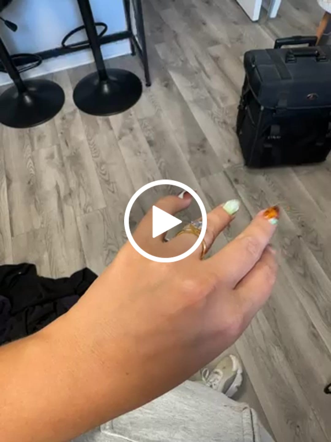 Customer video review of S925 Classic 2.5~4.5 Carat Pear Cut Engagement Ring In Sterling Silver Everyday Wearable Ring