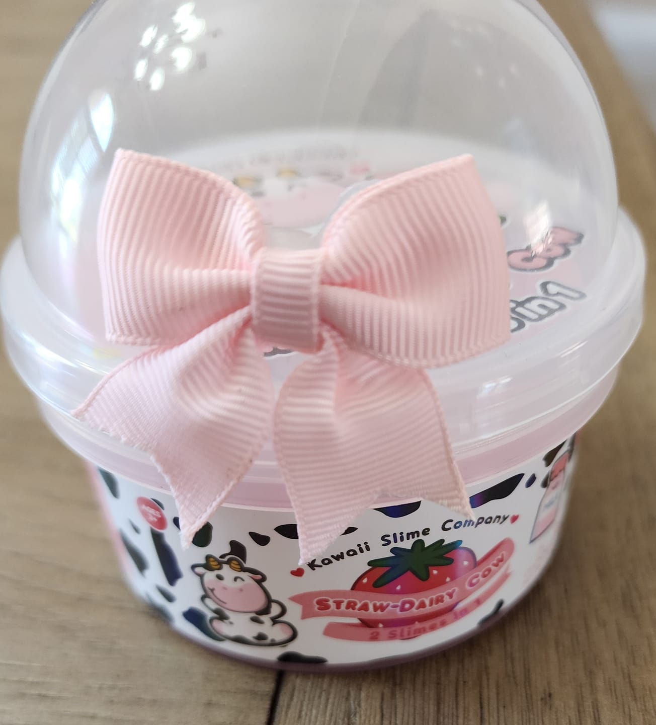 Customer photo review of Straw-Dairy Cow 2 Slimes in 1