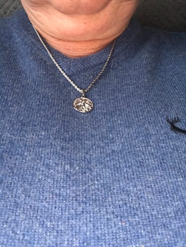 Customer photo review of Angel Pendant | Silver