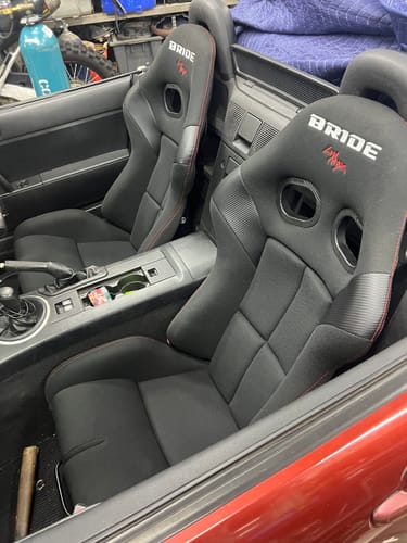 Customer photo review of Bride Stradia III Low Max Style Black Recliner Seat - ADR Approved