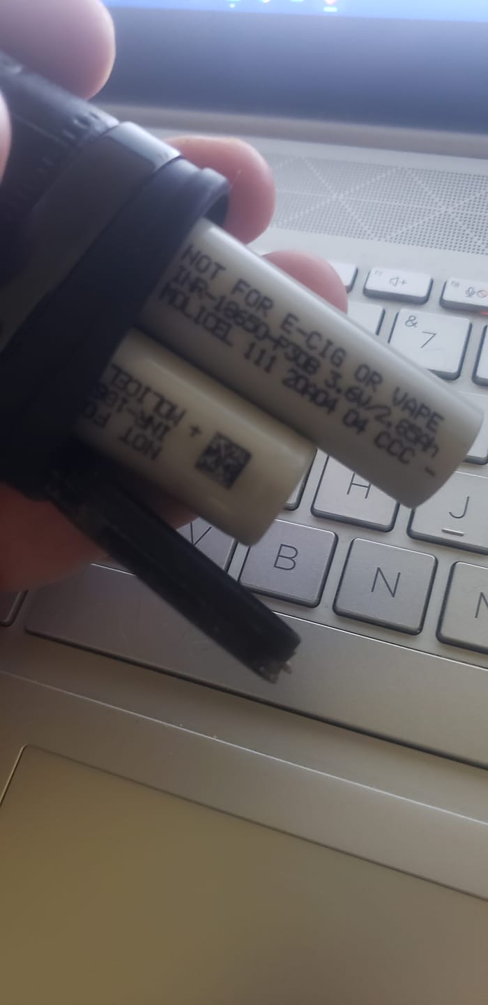 Customer photo review of Molicel P30B 18650 3000mAh 30A Battery