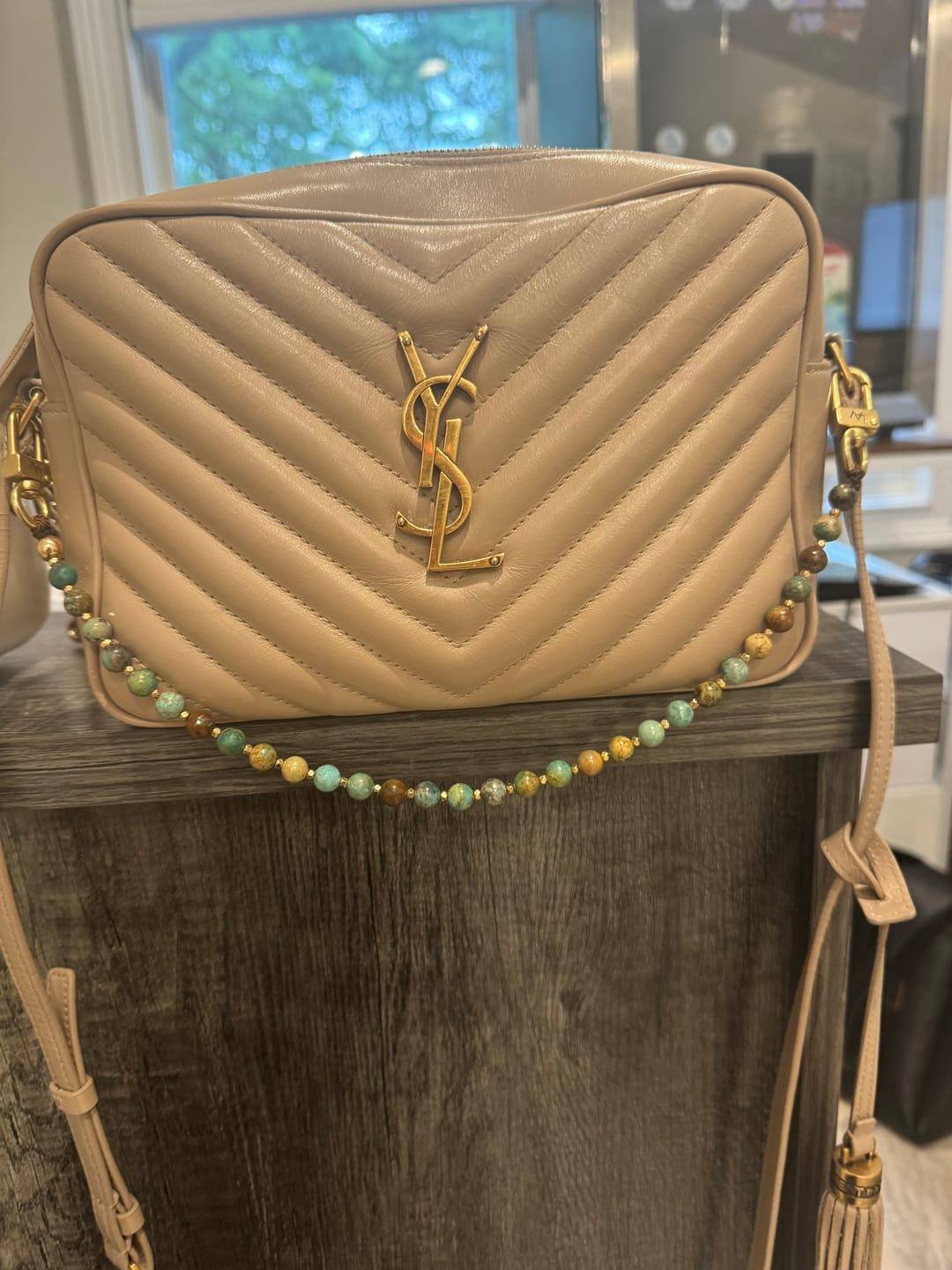 Customer photo review of Turquoise AFC X LAV Beaded Chain
