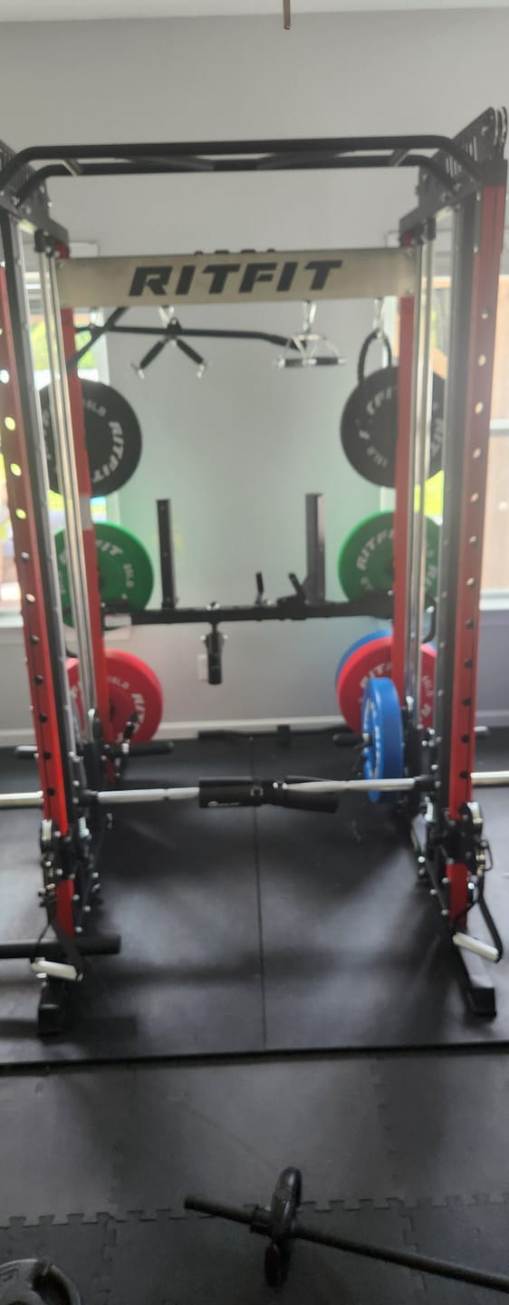 Customer photo review of RitFit Olympic Barbell Collars 2"
