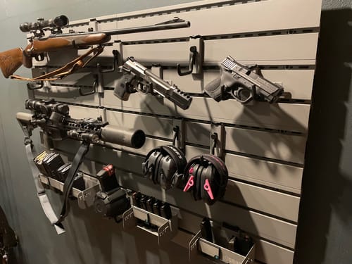 Customer photo review of Wall Rack System - 10 Panel and Attachments