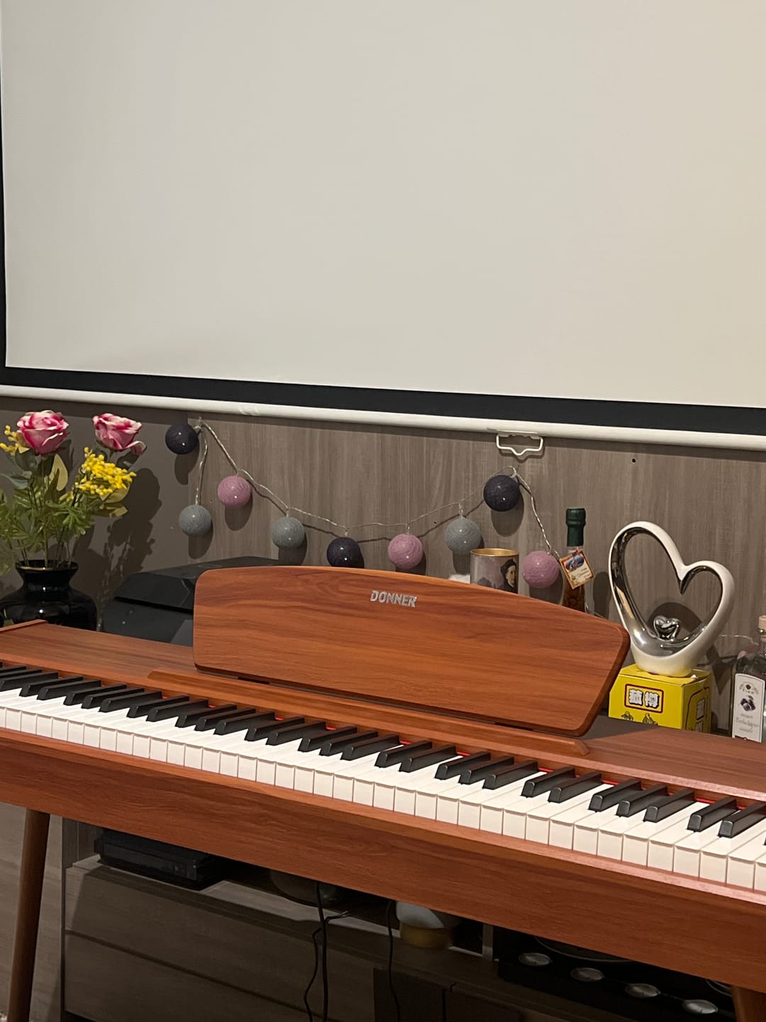 Customer photo review of Donner DDP-80 Piano numérique domestique 88 touches Style boisé