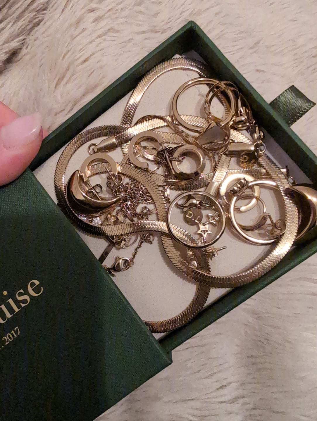 Customer photo review of Essentials Snake Chain Necklace