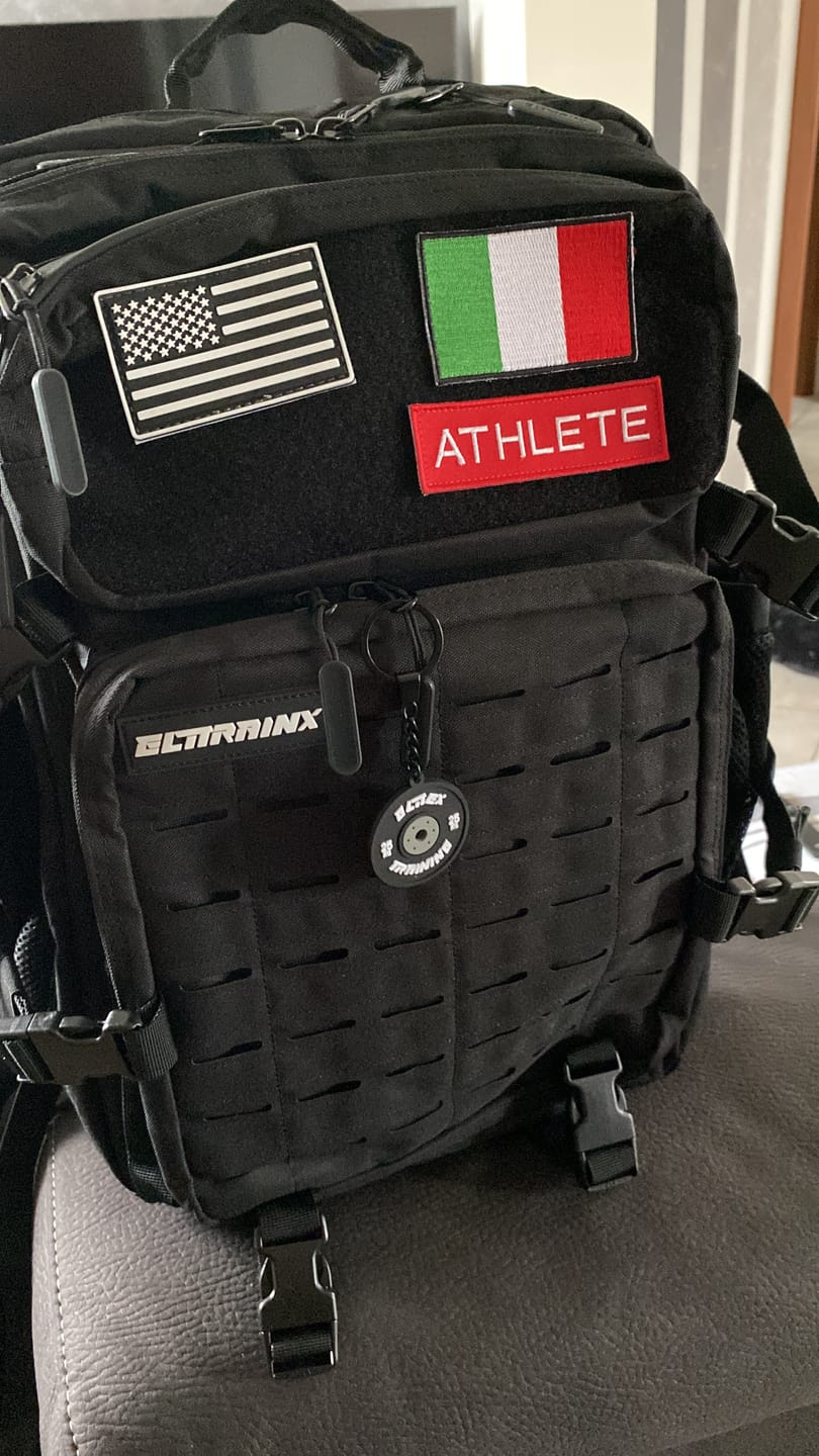 Customer photo review of Parche Banderas Paises Mundo