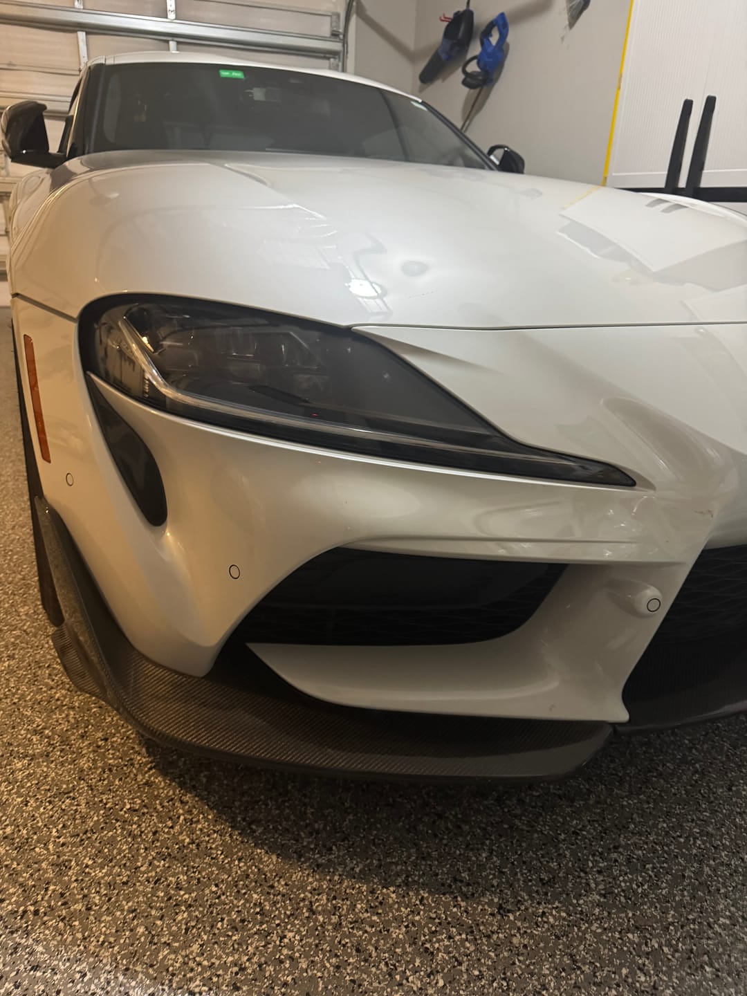 Customer photo review of 2020-Up Toyota Supra A91 CF Front Splitter Lip
