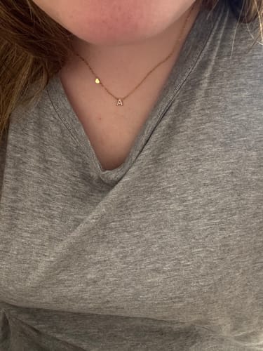 Customer photo review of Collana letter love