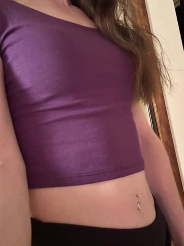 Customer photo review of Hemp Crop Top
